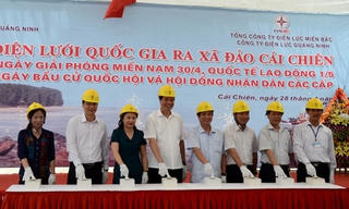 Xã đảo cuối cùng của Quảng Ninh có điện lưới quốc gia