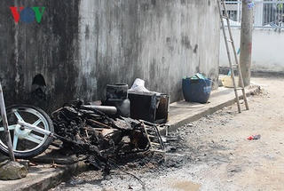 Mở van bình gas tự thiêu sau khi cãi nhau với vợ