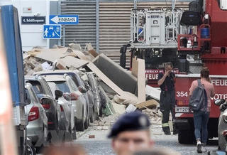 Áo: Nhiều ngôi nhà giữa trung tâm thủ đô Vienna bị sập đổ