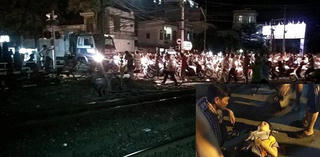 Xe tải cố tình lao qua đường ray, nữ nhân viên gác chắn tàu nhập viện