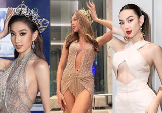 Những lần diện váy cut - out khoe đường cong của Hoa hậu Hòa bình Quốc Tế 