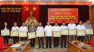 Vĩnh Phúc:  Biểu dương những điển hình “Dân vận khéo”
