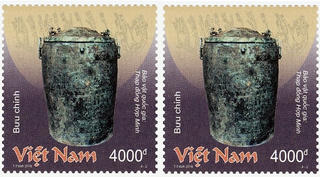 Phát hành bộ tem về các bảo vật quốc gia Việt Nam