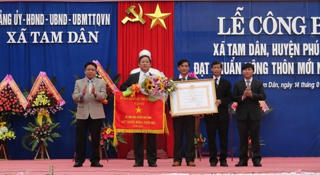 Xã Tam Dân (Quảng Nam) đạt chuẩn nông thôn mới năm 2016