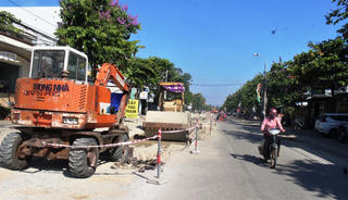 Quảng Nam: Công trình hàng trăm tỷ thi công ì ạch