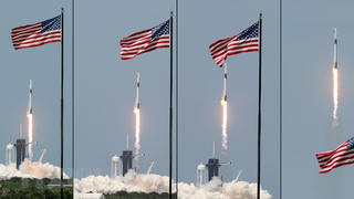 SpaceX phóng tàu vũ trụ Crew Dragon đánh dấu mốc lịch sử