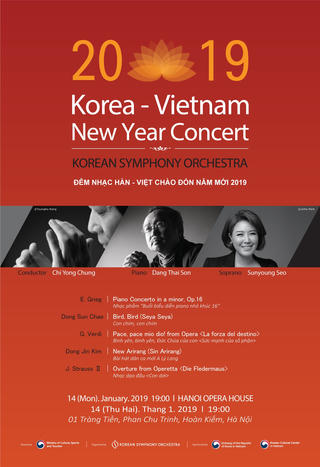 Hòa nhạc Việt - Hàn đón năm mới 2019