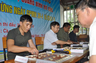 43 kỳ thủ tranh tài giải Cờ tướng CLB Quảng Bình mở rộng