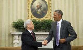Tổng Bí thư Nguyễn Phú Trọng hội đàm chính thức với Tổng thống Barack Obama: Phát huy tương đồng, hướng tới tương lai