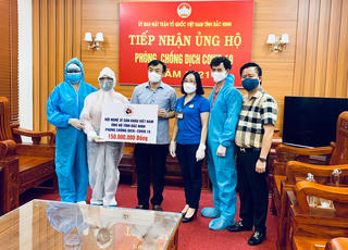 Các nghệ sĩ sân khấu ủng hộ phòng, chống dịch ở Bắc Ninh, Bắc Giang