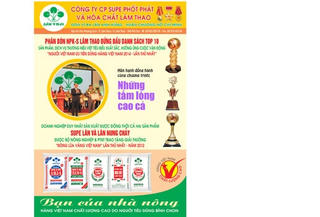 Sản phẩm phân bón Lâm Thao - Bạn của nhà nông