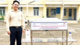 Biến nước mặn thành nước ngọt bằng năng lượng mặt trời