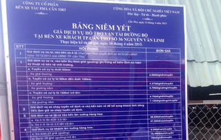 Vụ thu tiền dịch vụ tại Cty CP Bến xe tàu phà Cần Thơ: Bộ GTVT, Bộ tài chính tiếp tục khẳng định thu đúng.