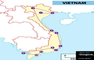 Cung đường phượt Việt Nam lên báo Anh