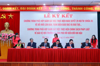 BẢN TIN MẶT TRẬN: Mặt trận giám sát trong lĩnh vực GD-ĐT và bảo vệ môi trường