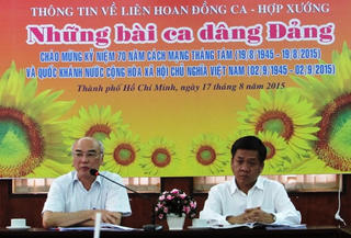 Liên hoan Đồng ca-Hợp xướng “Những bài ca dâng Đảng”