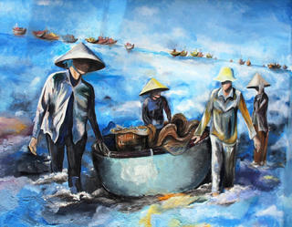 [ẢNH] Thêm một làng bích hoạ ở Quảng Nam