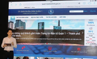 Một quận ở TP HCM tương tác với người dân qua trang web