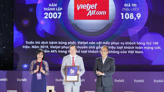 4 năm, giá trị thương hiệu của Vietjet tăng gần gấp đôi