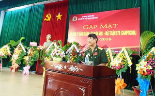 Các bộ chiến sĩ Đoàn 5501 gặp mặt sau 37 năm