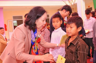 Khánh thành nhà ăn dành cho học sinh vùng đặc biệt khó khăn