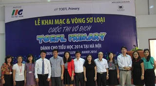 Rộn ràng ngày khai mạc Cuộc thi Vô địch TOEFL Primary 2014 tại Vinschool