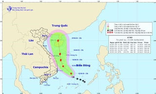 Áp thấp nhiệt đới vào biển đông và khả năng mạnh lên thành bão