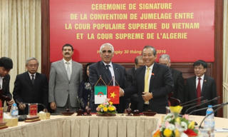 Tăng cường hợp tác tư pháp giữa Việt Nam-Algeria