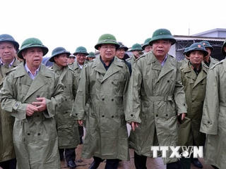 Phó Thủ tướng kiểm tra công tác chuẩn bị ứng phó với bão số 5