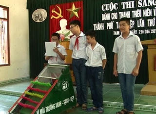 Thanh thiếu niên - nhi đồng không ngừng sáng tạo