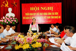 MTTQ tỉnh Nghệ An: Ra mắt đội ngũ cộng tác viên dư luận xã hội