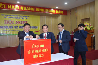 5 năm, Sở GTVT ủng hộ hơn 11 tỷ đồng cho công tác an sinh xã hội