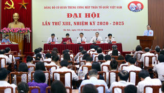 Đại hội Đảng bộ cơ quan Trung ương MTTQ Việt Nam lần thứ XIII, nhiệm kỳ 2020-2025