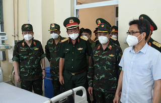 Bộ Quốc phòng khai trương bệnh viện dã chiến điều trị Covid-19 tại TP HCM