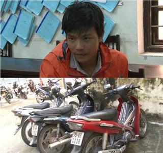 Vào siêu thị trộm… xe máy