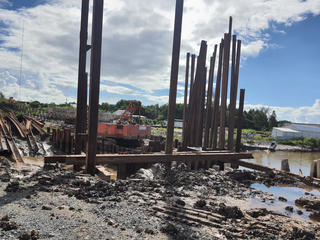 Thiếu nước, người nuôi tôm gặp khó