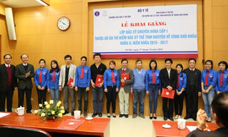 Khai giảng lớp BS chuyên khoa I tình nguyện đi vùng khó khăn