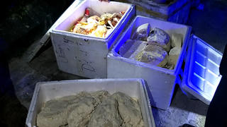 Xe khách 'tậu' thêm 2 tạ thực phẩm bẩn