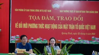 Từng bước đổi mới hoạt động của Mặt trận