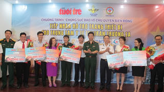 Tiếp nhận 3,1 tỷ đồng mua sắm trang thiết  bị y tế Trung tâm y tế Thị trấn Trường Sa