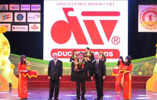 Thực phẩm Đức Việt là ‘Thương hiệu Thực phẩm tốt nhất 2015’