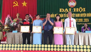 Tổ chức thành công Đại hội MTTQ Việt Nam huyện Krông Búk