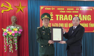 Tặng BĐBP tàu trị giá 5,1 tỷ đồng từ quỹ do MTTQ quyên góp