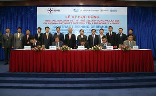 Ký hợp đồng xây dựng Nhà máy nhiệt điện Vĩnh Tân 4 mở rộng
