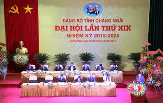 Khai mạc Đại hội đại biểu Đảng bộ tỉnh Quảng Ngãi lần thứ XIX, nhiệm kỳ 2015-2020