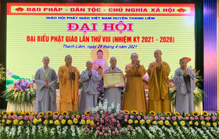 Đại hội Đại biểu Phật giáo huyện Thanh Liêm (Hà Nam) lần thứ VIII 
