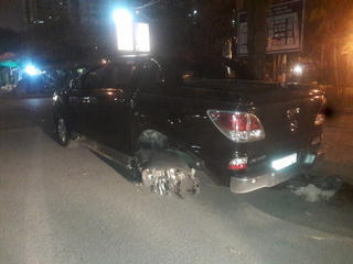 Khởi tố tài xế xe bán tải kéo lê người đi xe máy tội giết người