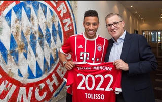 Corentin Tolisso chính thức gia nhập Bayern Munich