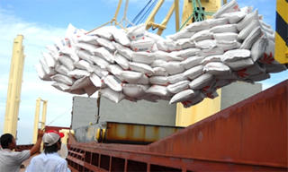 Xuất khẩu gạo tăng mạnh về lượng nhưng giá giảm