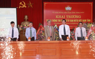 Ra mắt Trang thông tin điện tử của MTTQ tỉnh Vĩnh Phúc
